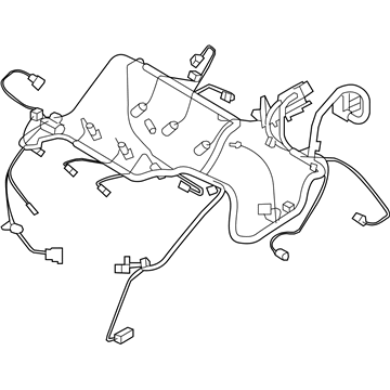 Mopar 68166936AC Engine Wiring 68166936AC Mopar Engine Wiring Illustration 1 of 1
