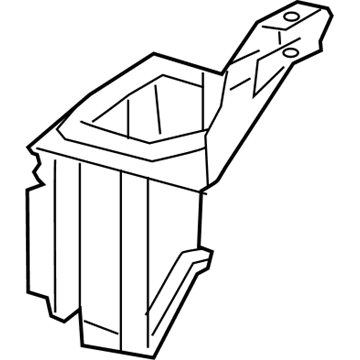 53010799AC Mopar BAFFLE-Air Illustration 1 of 1