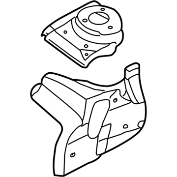 4580443AJ Mopar Front Suspension Tower Illustration 1 of 1