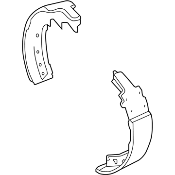 2011 Ram Dakota Parking Brake Shoe - 68000248AA