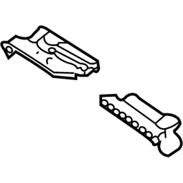 Mopar 55256778AD Panel-UNDERBODY Front 55256778AD Mopar Panel-UNDERBODY Front Illustration 1 of 1