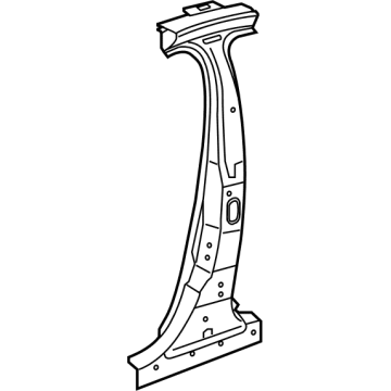 68104607AC Mopar Reinforcement B Pillar Illustration 1 of 1