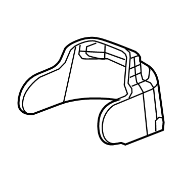 5038531AA Mopar Engine Mount Shield Illustration 1 of 1