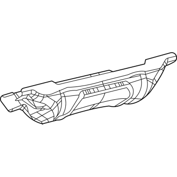 53011243AB Mopar Heat Shield Illustration 1 of 1