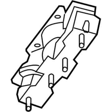 55366619AE Mopar Transmission Mount Bracket Illustration 1 of 1