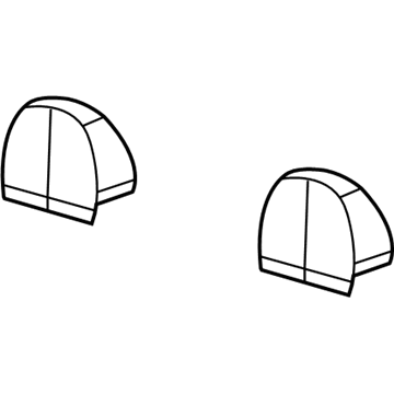 1HL751J3AA Mopar Rear Seat Cushion Cover Illustration 1 of 1