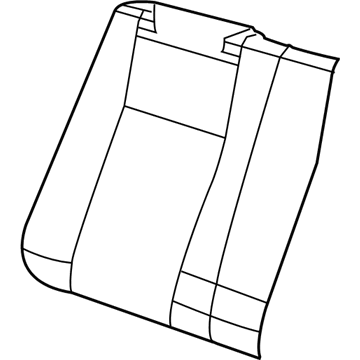 1HL791J3AA Mopar Rear Seat Back Illustration 1 of 1