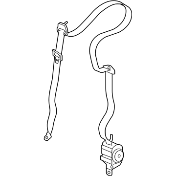 2009 Dodge Durango Seat Belt - 5HP591J3AF