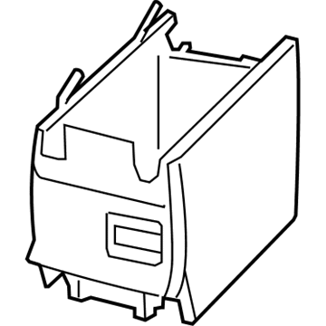 1JC89DK5AA Mopar Floor Console Bin Illustration 1 of 1