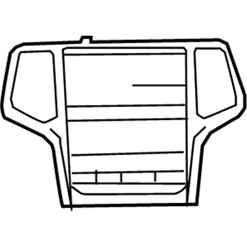 1UQ63SZ0AA Mopar Instrument Panel Bezel Illustration 1 of 1