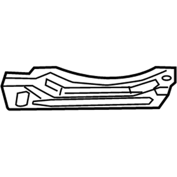 55315163AC Mopar Bracket-Knee Protector Illustration 1 of 1