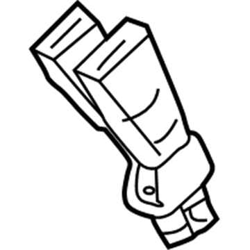 5GY091L5AE Mopar Rear Inner Left Seat Belt Illustration 1 of 1