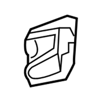 68009204AA Mopar Reinforcement B Pillar Illustration 1 of 1