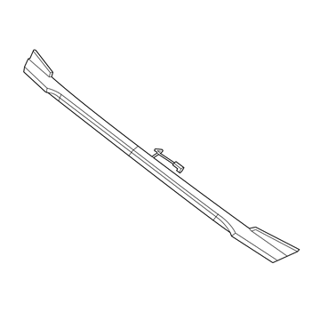 5182606AH Mopar License Lamp Applique Illustration 1 of 1