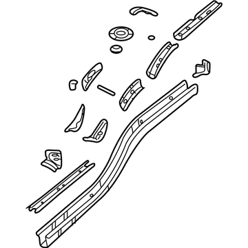5080850AF Mopar SILL-Rear Illustration 1 of 1