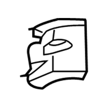 55076530AB Mopar Front Bumper Bracket Illustration 1 of 1