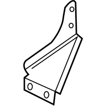 55255027AC Mopar Bracket-Bumper To Frame Rail Illustration 1 of 1