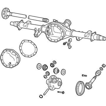 5183291AA Mopar Service Rear Axle Illustration 1 of 1