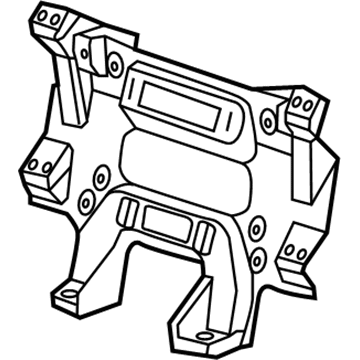 68186730AB Mopar Floor Console Bracket Illustration 1 of 1