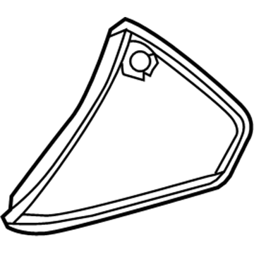 Mopar 1WU66DX9AC Instrument Lower Bezel 1WU66DX9AC Mopar Instrument Lower Bezel Illustration 1 of 1