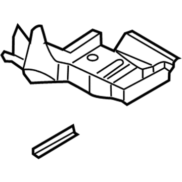 5027418AC Mopar Rail-Front Side Rail Rear Illustration 1 of 1
