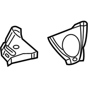 4724521AB Mopar Panel-Fender Side Shield Illustration 1 of 1