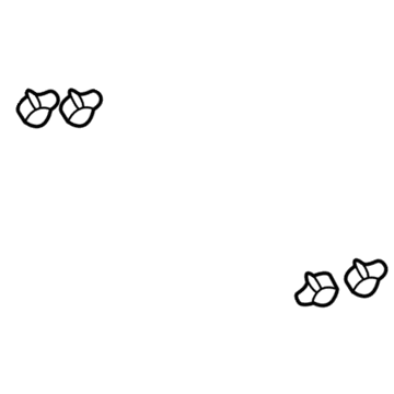 MU470040 Mopar Hose Clip Illustration 1 of 1