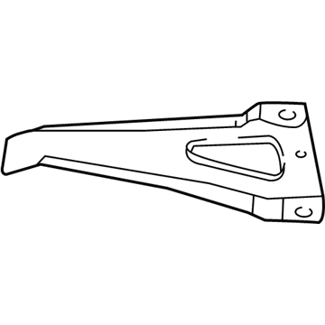 55295674AB Mopar Rear Bumper Bracket Illustration 1 of 1