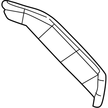 4575249 Mopar CROSSMEMBER-DECKLID Opening Illustration 1 of 1