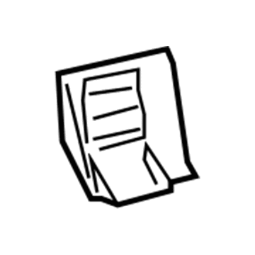 5098276AA Mopar Bracket-Guide-Rear Bumper Side SLIDIN Illustration 1 of 1