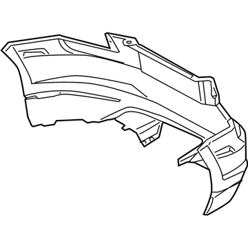 2008 Chrysler Crossfire Bumper - 5159187AA