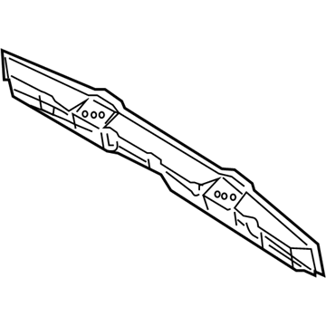 5101256AA Mopar Rear Bumper Reinforcement Illustration 1 of 1