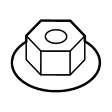68226988AA Mopar Nut Illustration 1 of 1