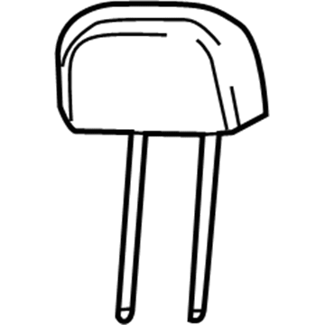 5VE24LTUAA Mopar Second Row Headrest Illustration 1 of 1