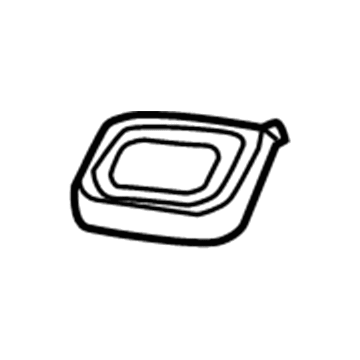 Mopar 6RD76DX9AA Seat Back Release Bezel 6RD76DX9AA Mopar Seat Back Release Bezel Illustration 1 of 1