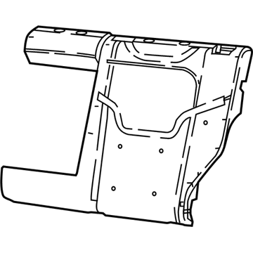 68289806AB Mopar Foam-Seat Back Illustration 1 of 1