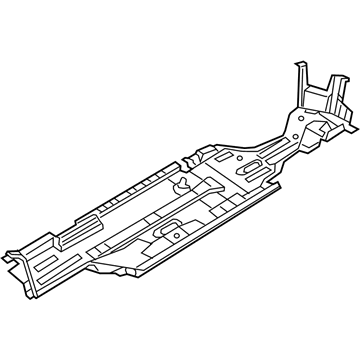 68102929AC Mopar Floor Pan Shield Illustration 1 of 1