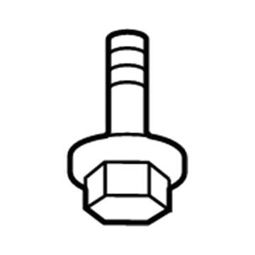6505381AA Mopar Hexagon Head Screw Illustration 1 of 1