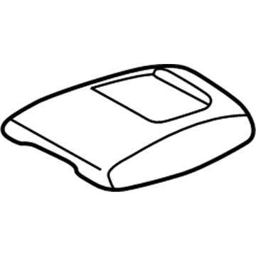 WD591DVAB Mopar Cover-Floor Console Bin Illustration 1 of 1