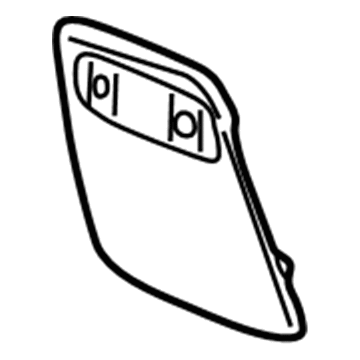 WA64XDVAB Mopar Power Window Switch Bezel Illustration 1 of 1