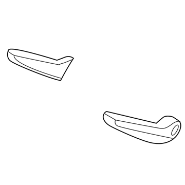 1HU62BD1AA Mopar Rear Seat Armrest Illustration 1 of 1