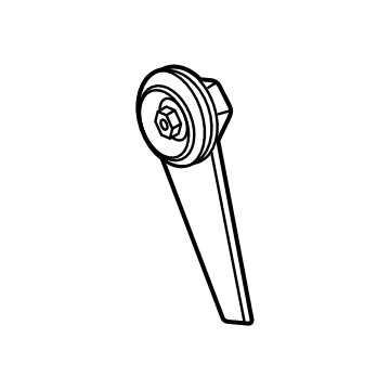 6509078AA Mopar Hexagon Flange Nut Illustration 1 of 1