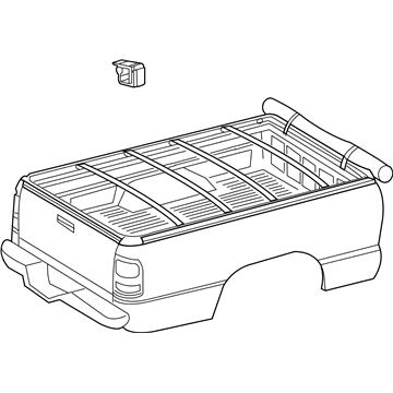 Mopar 82209734AB Tonneau Cover Kit 82209734AB Mopar Tonneau Cover Kit Illustration 1 of 1