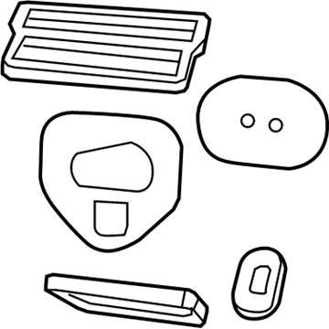 68003995AA Mopar Seal Kit-A/C And Heater Unit Illustration 1 of 1