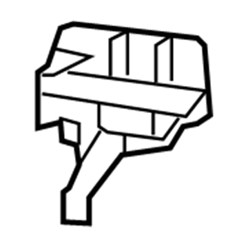 Mopar 68004010AA Bracket-Heater Core Tubes 68004010AA Mopar Bracket-Heater Core Tubes Illustration 1 of 1