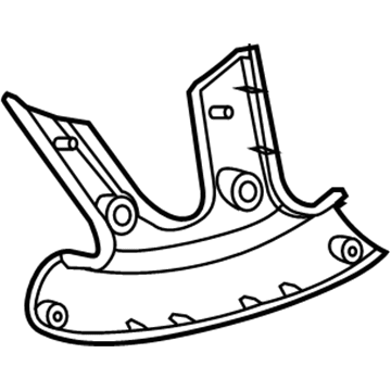 5RB85SZ6AA Mopar Steering Wheel Bezel Illustration 1 of 1