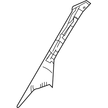 1HB03NCVAA Mopar A Pillar Panel Illustration 1 of 1