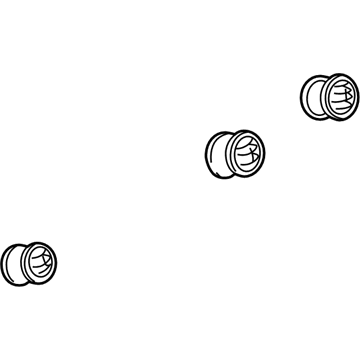 MR641665 Mopar Outlet-Heater And A/C Illustration 1 of 1