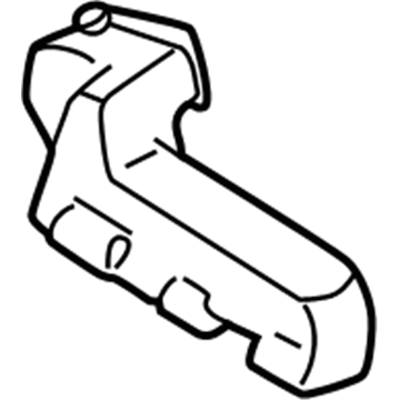 MR315299 Mopar Floor Duct Illustration 1 of 1