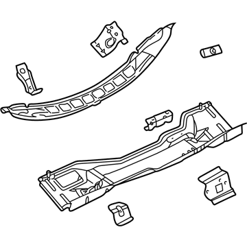 4814742AI Mopar Cowl And Plenum Cowl Panel Illustration 1 of 1